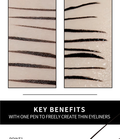 IMAGIC Waterproof Eyeliner Shine Eyeliner Matte Make Your Beauty Black Long Lasting Eyeliner Pen Makeup Cosmetic Tool