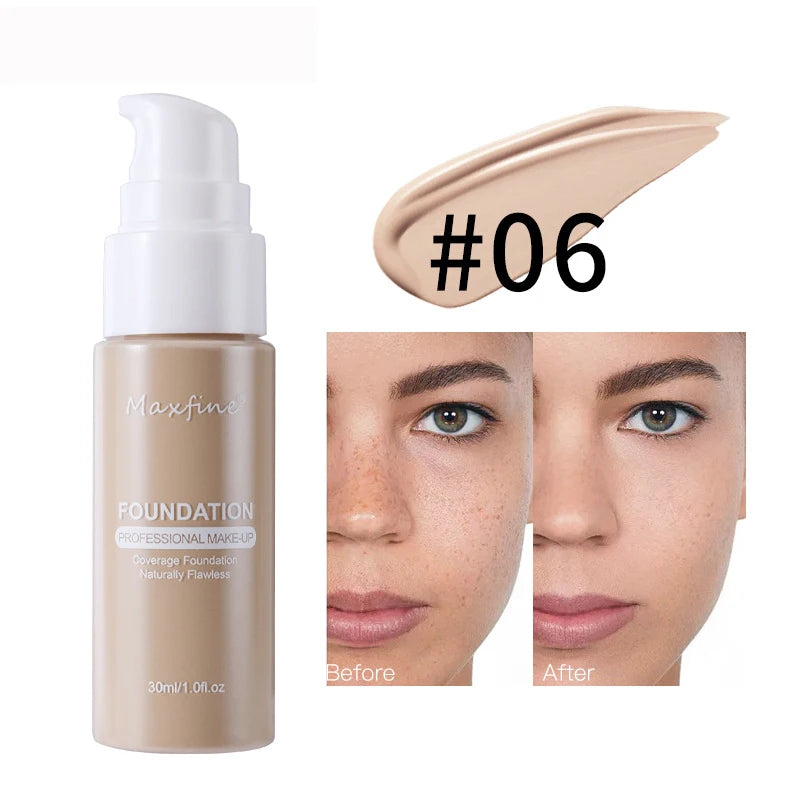 Fondotinta liquido Correttore efficace Trucco impermeabile resistente al sudore Cosmetici professionali