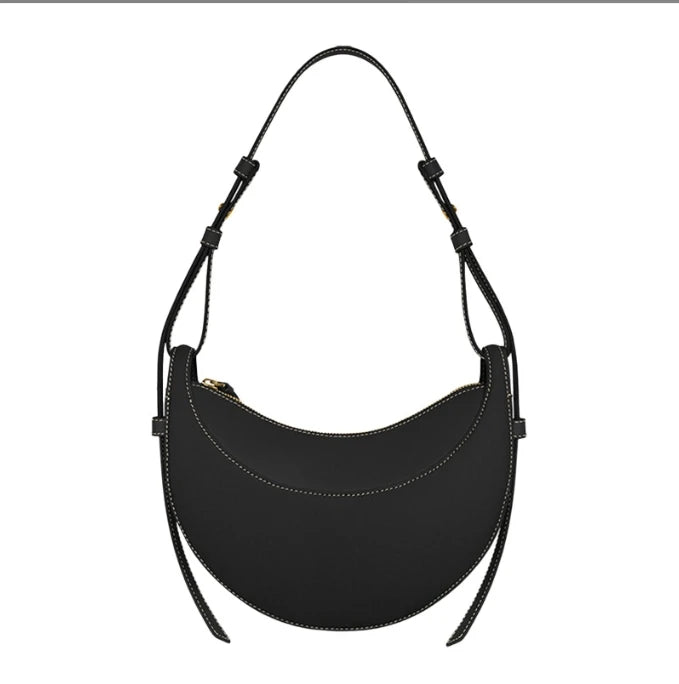 Borsa a tracolla da donna alla moda Borsa tote di alta qualità Borsa a forma di mezzaluna Borsa a tracolla in pelle liscia Tote Borsa sotto le ascelle B2