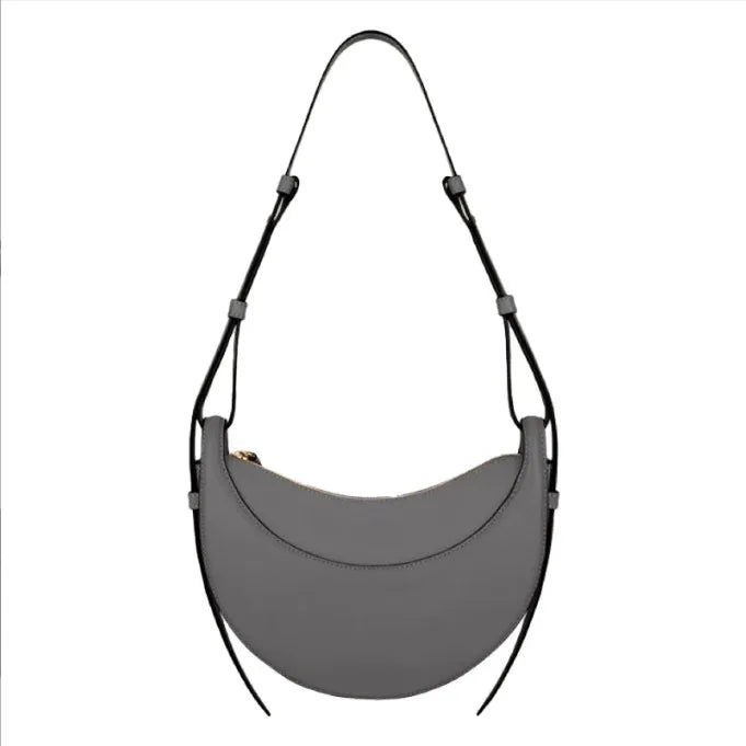 Borsa a tracolla da donna alla moda Borsa tote di alta qualità Borsa a forma di mezzaluna Borsa a tracolla in pelle liscia Tote Borsa sotto le ascelle B2
