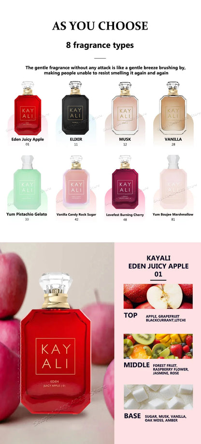 100ML KAYALI 48 Profumo Vaniglia Candy Rock Sugar Eau de Parfum Per Unisex Profumo arabo originale Profumi di marca mediorientale