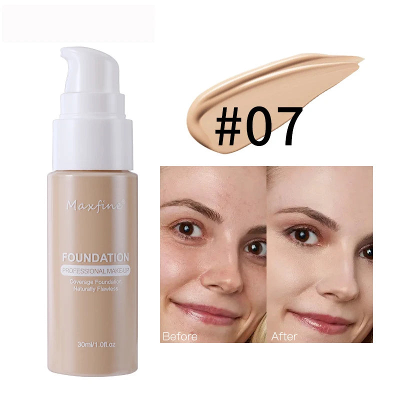 Fondotinta liquido Correttore efficace Trucco impermeabile resistente al sudore Cosmetici professionali