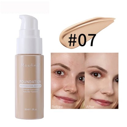 Fondotinta liquido Correttore efficace Trucco impermeabile resistente al sudore Cosmetici professionali