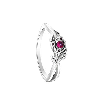 Anello principessa affascinante in argento sterling 925 alla moda misura 6 7 8 9 accessorio di lusso in cristallo da sposa originale da donna