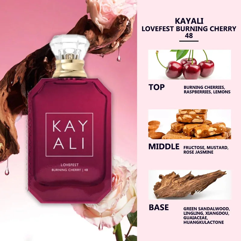 100ML KAYALI 48 Profumo Vaniglia Candy Rock Sugar Eau de Parfum Per Unisex Profumo arabo originale Profumi di marca mediorientale