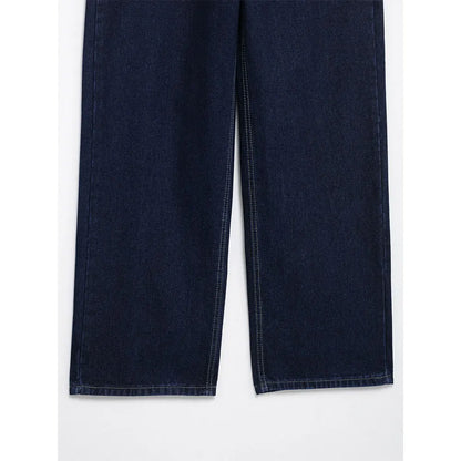 DUOPERI Women Fashion 2 Pieces Sets With Belt Denim  Jackets & Vintage Front Zipper Jeans Trousers Feamle Chic Lady Pants Sets