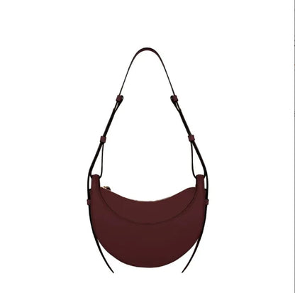 Borsa a tracolla da donna alla moda Borsa tote di alta qualità Borsa a forma di mezzaluna Borsa a tracolla in pelle liscia Tote Borsa sotto le ascelle B2