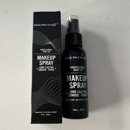 Spray professionale per il trucco del viso duraturo da 60 ml, impermeabile, anti-sudore, controllo dell'olio, formula per tintura anti-halo, trucco opaco